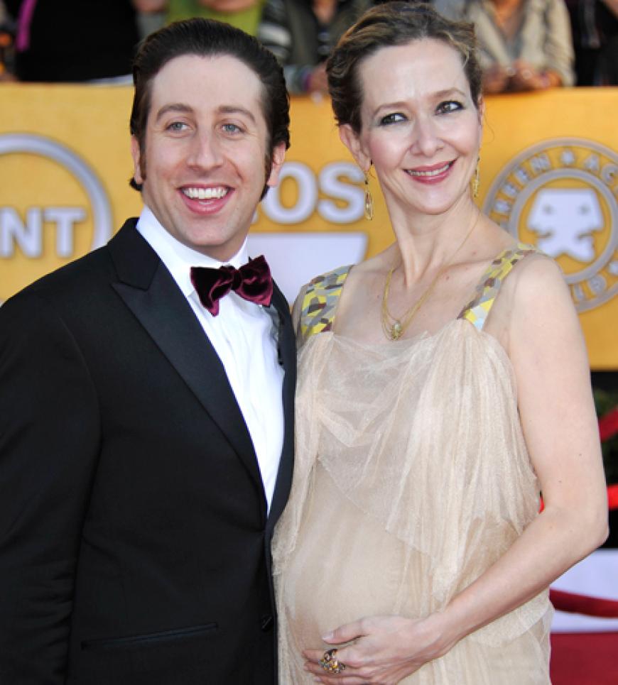 Glückliche werdenden Eltern: Simon Helberg und Jocelyn Towne