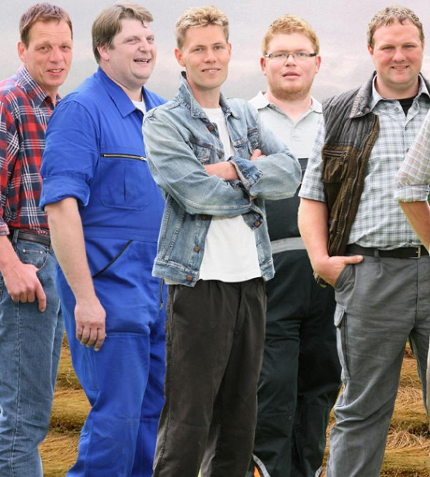 Heinrich, Kurt, Denny, Peter und Martin (v.l.)