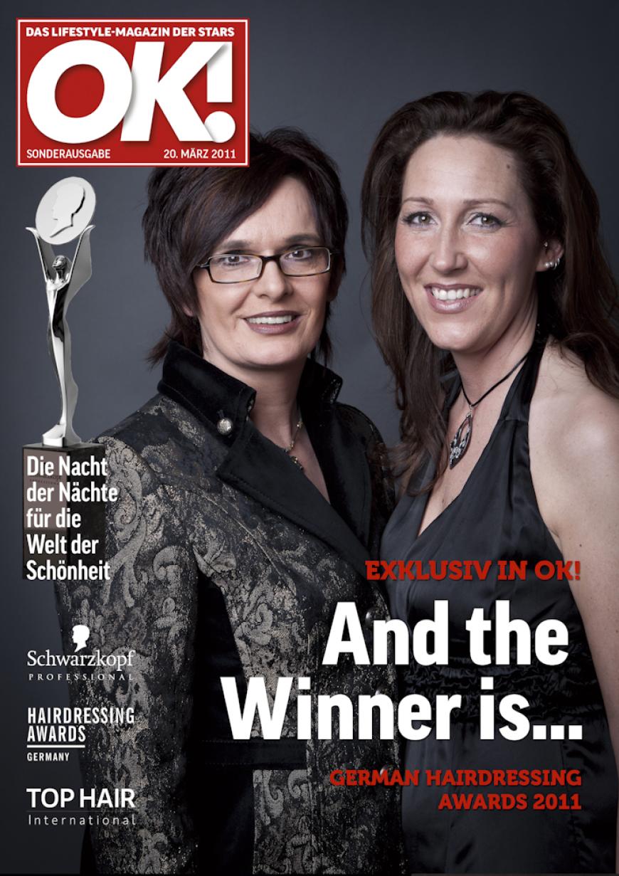 Einmal im Leben das Cover der OK! zieren! Für die Gäste des „German Hairdressing Award 2012“ wurde dieses Traum Wirklichkeit. Jeder Gast des Gala-Abends konnte an einem persönlichen OK! Fotoshooting teilnehmen - und die tollen Ergebnisse sehen Sie hier! Viel Spaß beim Durchklicken!