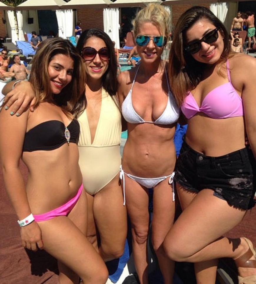 Die Schäden der Operation sind bei Tara Reid noch leicht zu erkennen