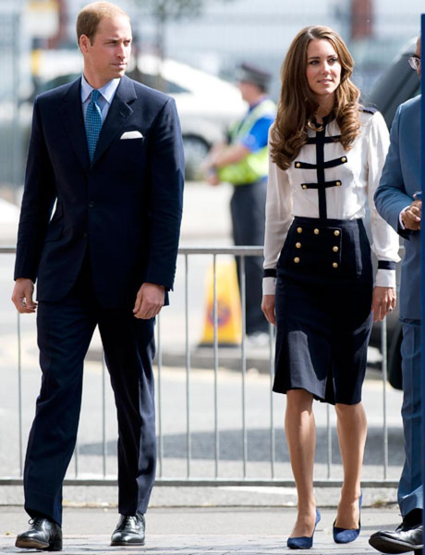 20. August 2011: Kate besuchte mit Prinz William das