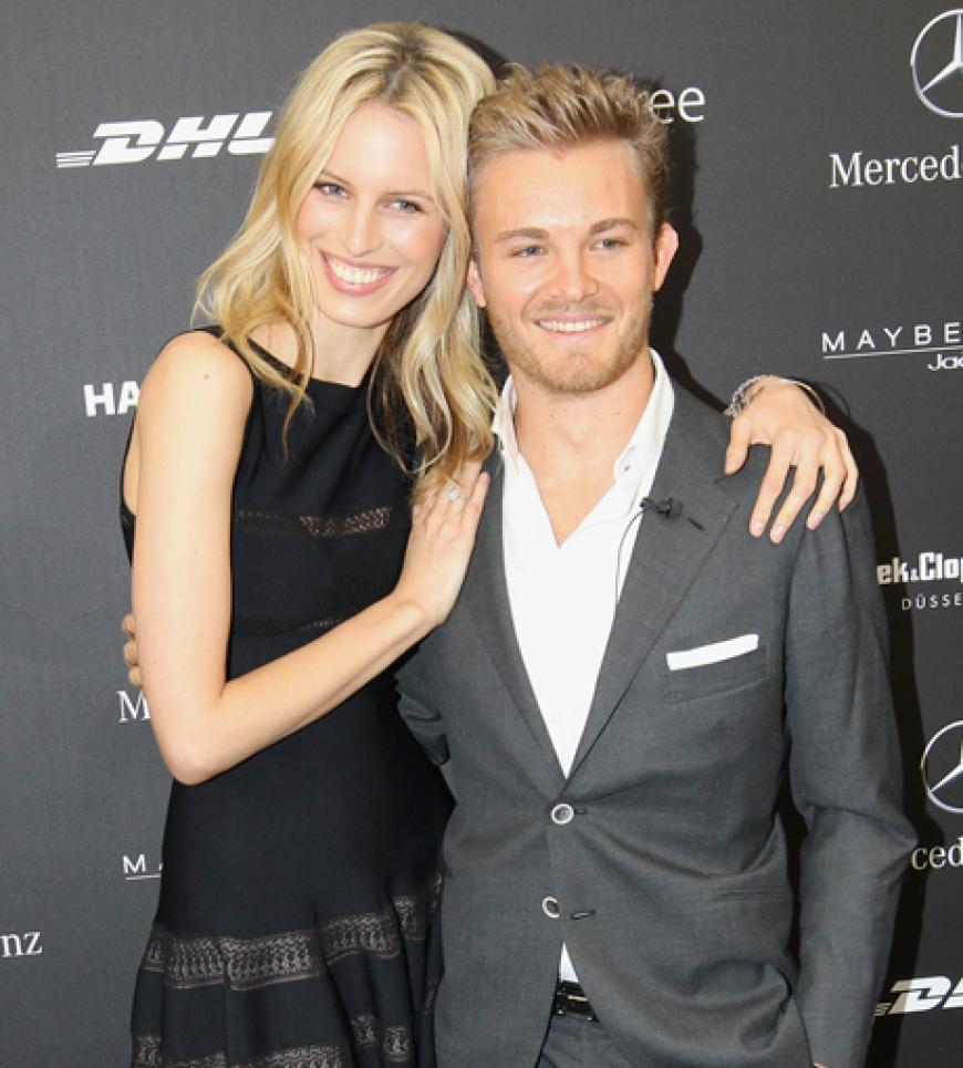 Die beiden kamen auf Einladung des Hauptsponsors - Kurkova ist das diesjährige Gesicht der Fashion Week