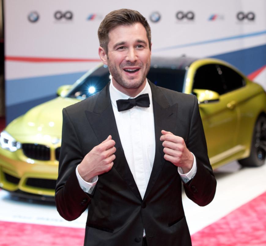 Moderator Jochen Schropp hatte sichtlich gute Laune