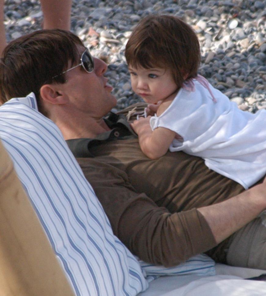 Chill-Time: Tom Cruise mit seiner Tochter im Urlaub