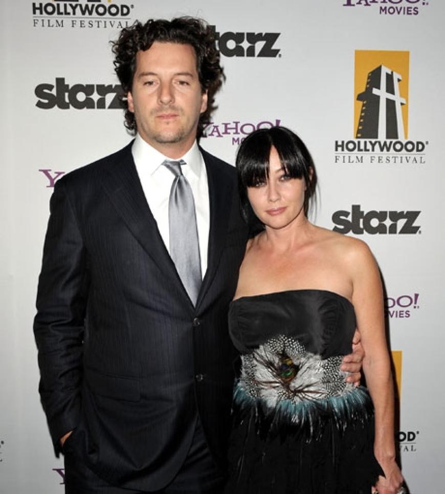 Schauspielerin Shannen Doherty brachte ihren Freund, den Fotografen Kurt Iswarienko, mit nach Beverly Hills