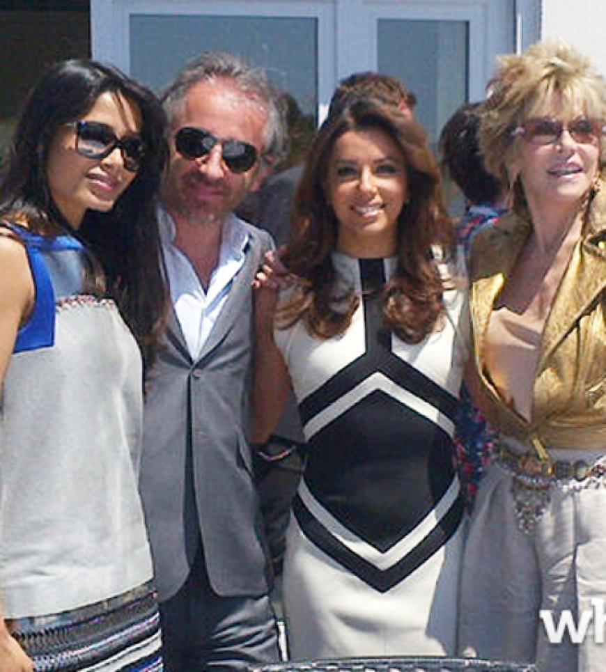 Eva mit Freida Pinto und Jane Fonda