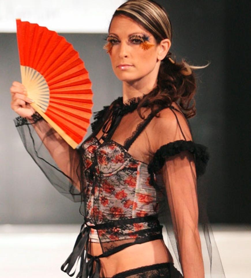 Sexy: Ein Model während der of