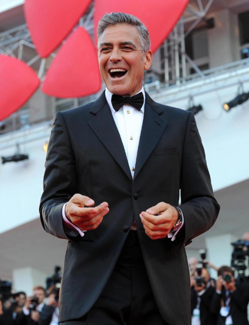Bestens aufgelegt: George Clooney