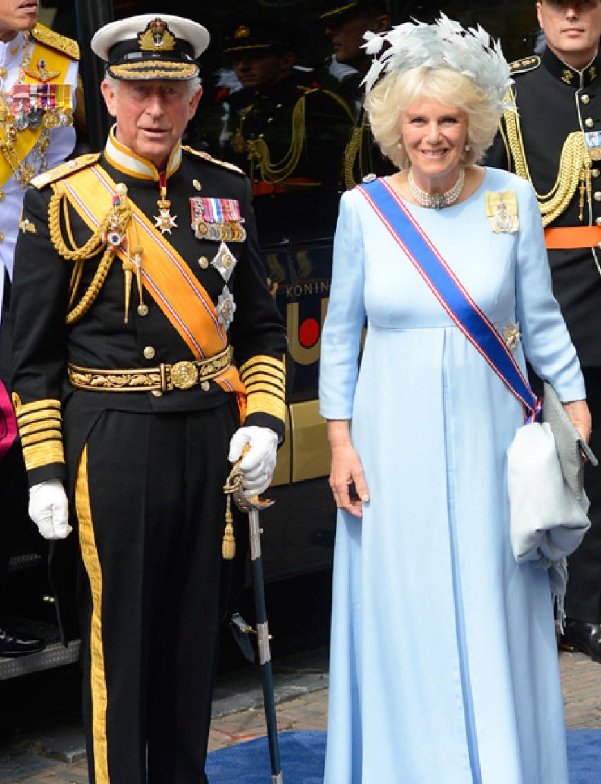 Großbritanniens Thronfolger Prinz Charles mit seiner Frau Camilla