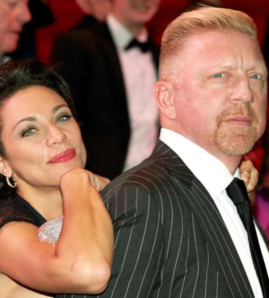 Ob dieses Lächeln nur für die Kameras war? Lilly und Boris Becker´