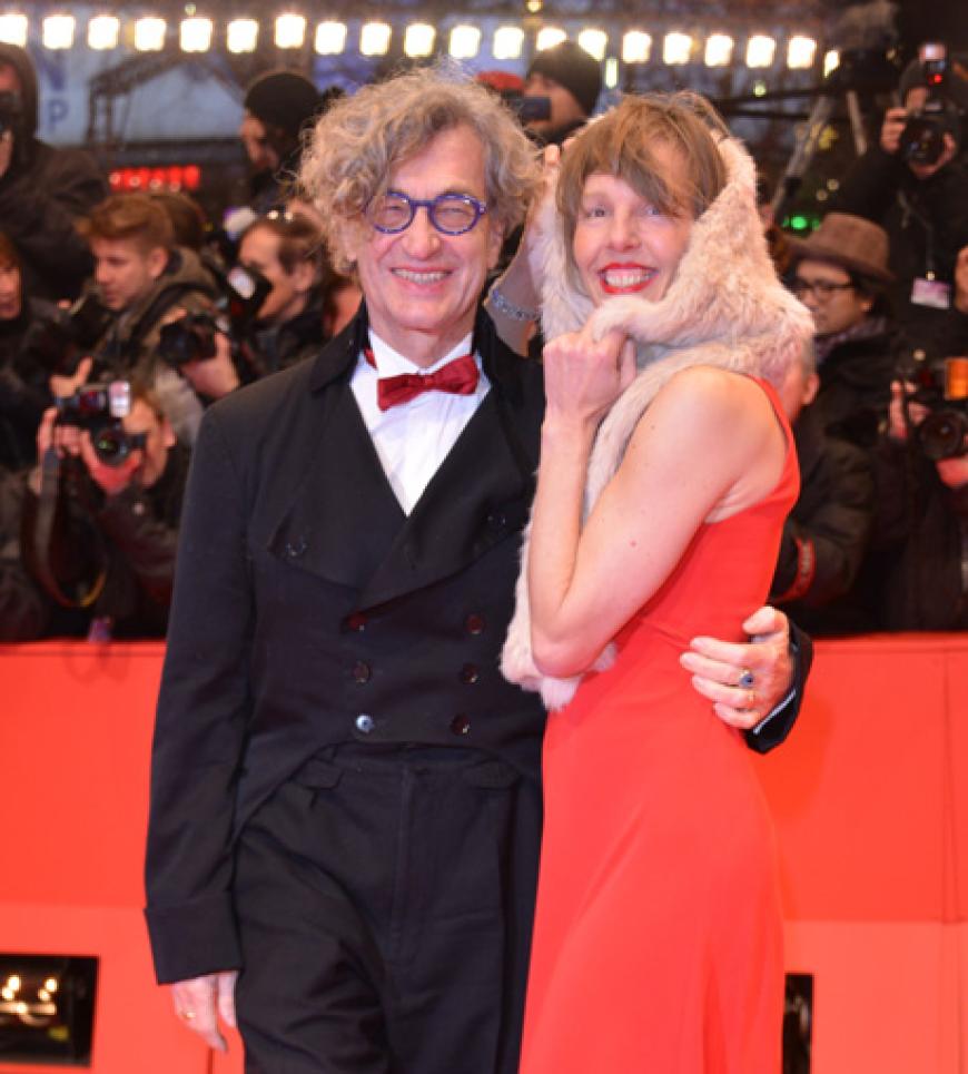 Bestens aufgelegt: Kult-Regisseur Wim Wenders und seine Ehefrau Donata Wenders
