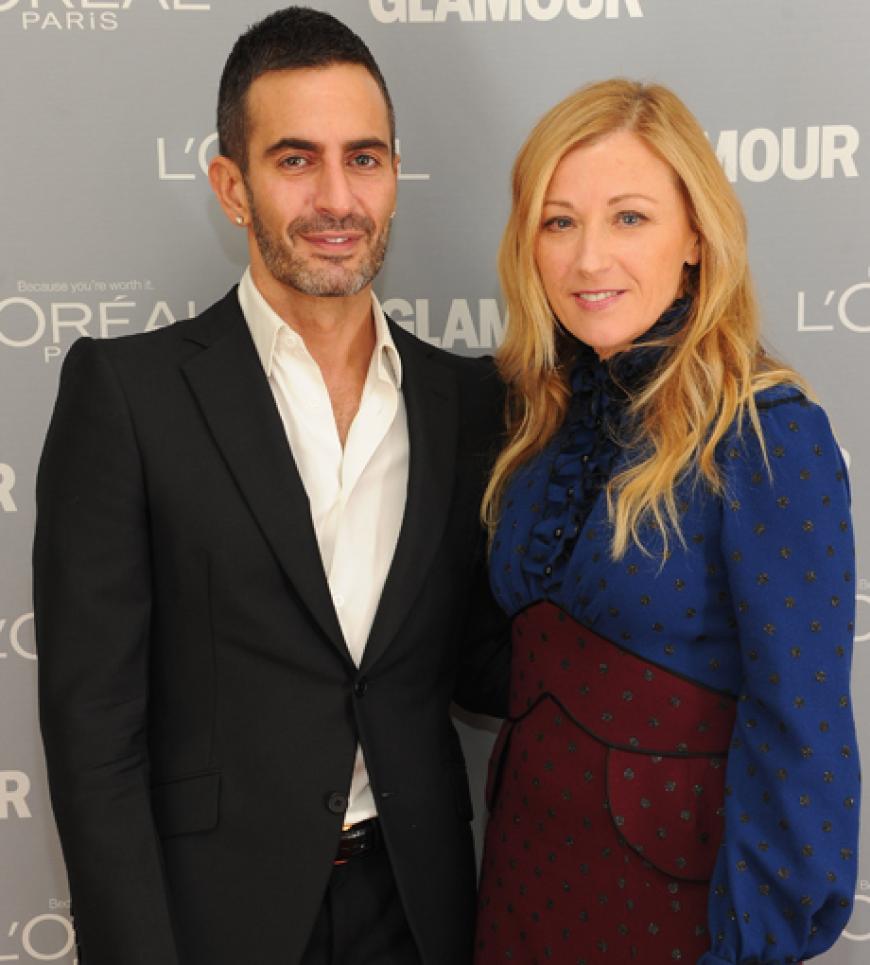 Marc Jacobs mit der Künstlerin Cindy Sherman