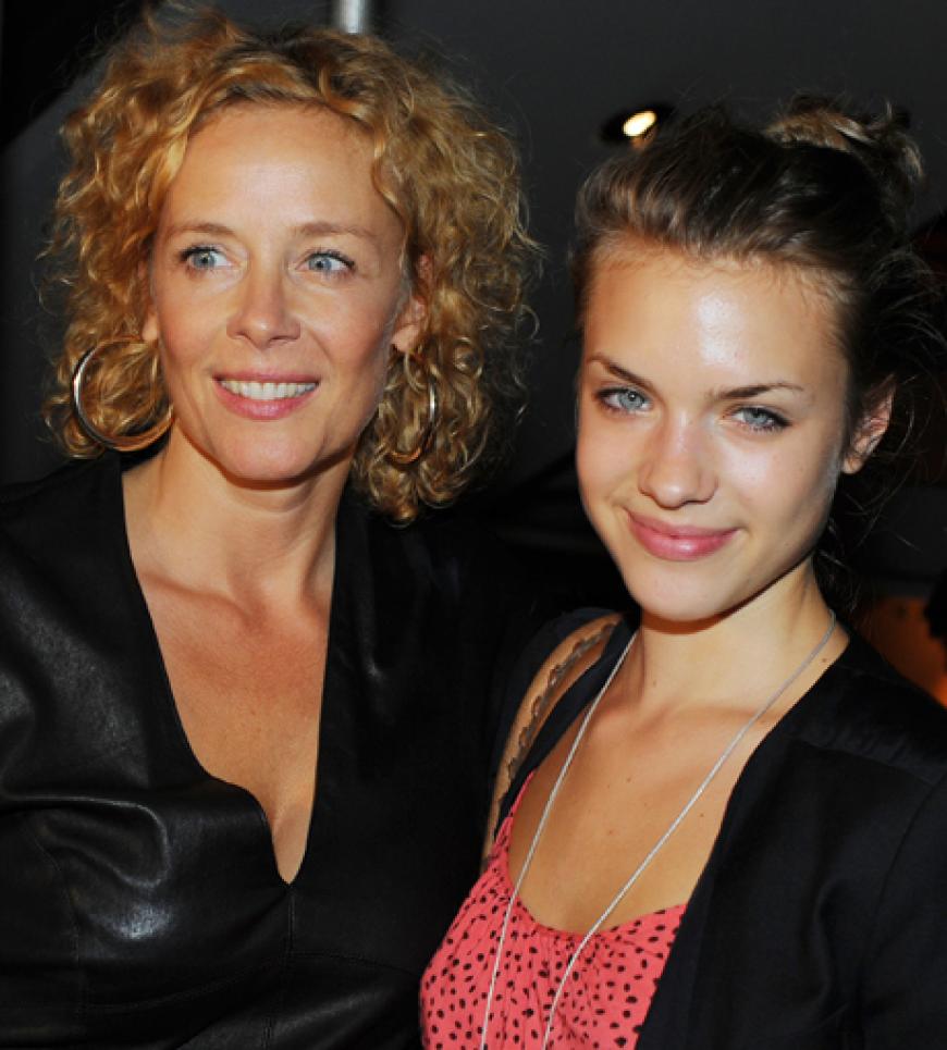 Schauspielerin Katja Riemann und ihre Tochter Paula