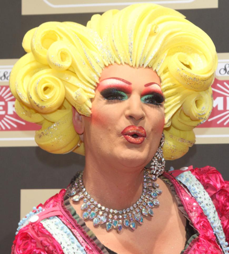 Drag-Queen Olivia Jones ließ sich die Party auch nicht entgehen