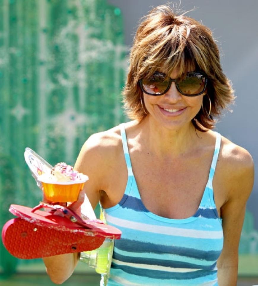 Lisa Rinna ist von dem Picknick für einen guten Zweck ganz begeistert
