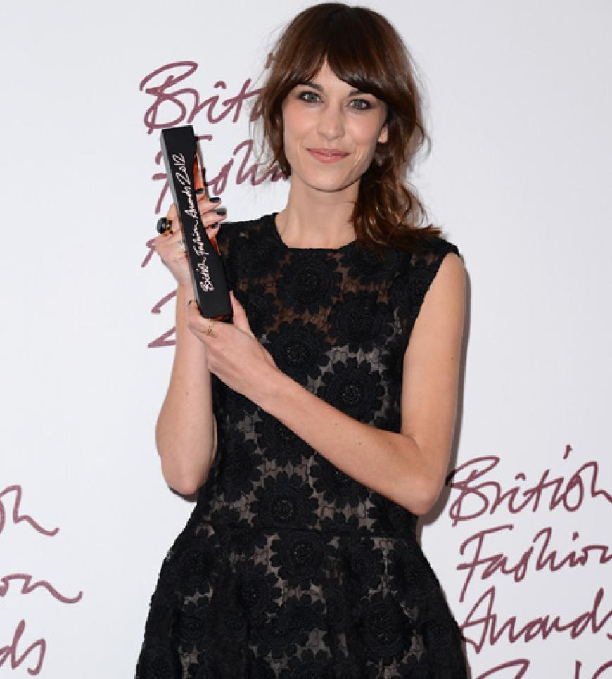 It-Girl und Model Alexa Chung erhielt zum dritten Mal in Folge den