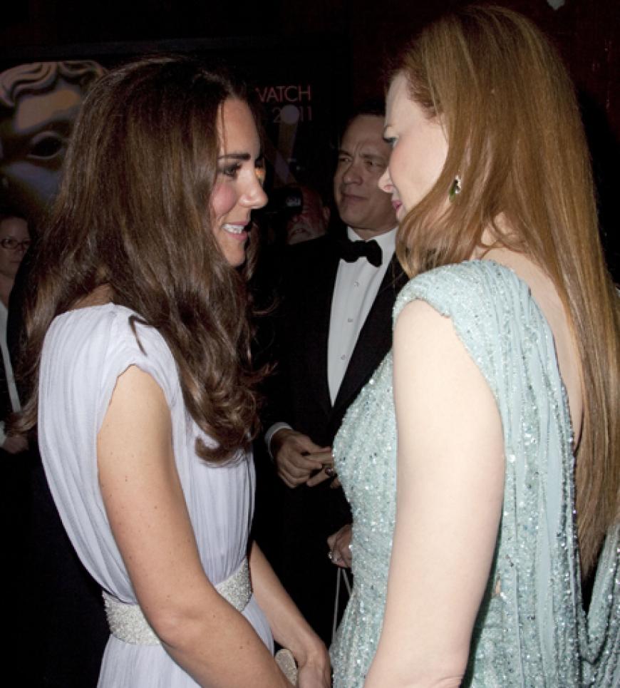 Ob sich Nicole Kidman und Kate wohl über Beauty- und Modetrends austauschten?