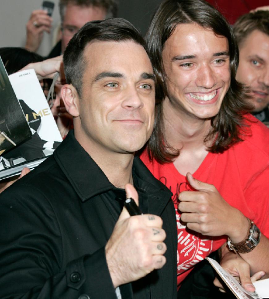 Dennoch: der umjubelte Star des Abends war eindeutig Robbie Williams