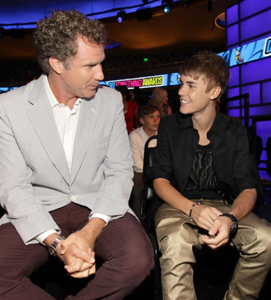 Will Ferrell und Justin Bieber verstanden sich offenbar bestens