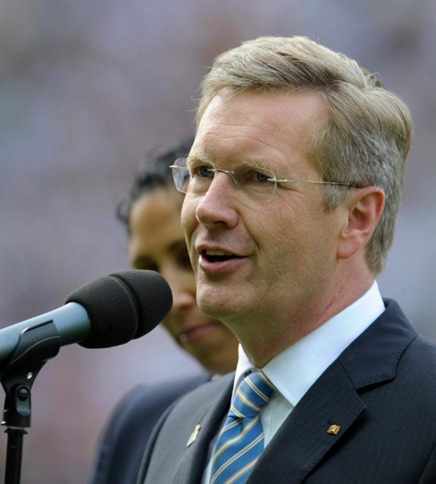 Bundespräsident Christian Wulff hielt die Eröffnungsrede