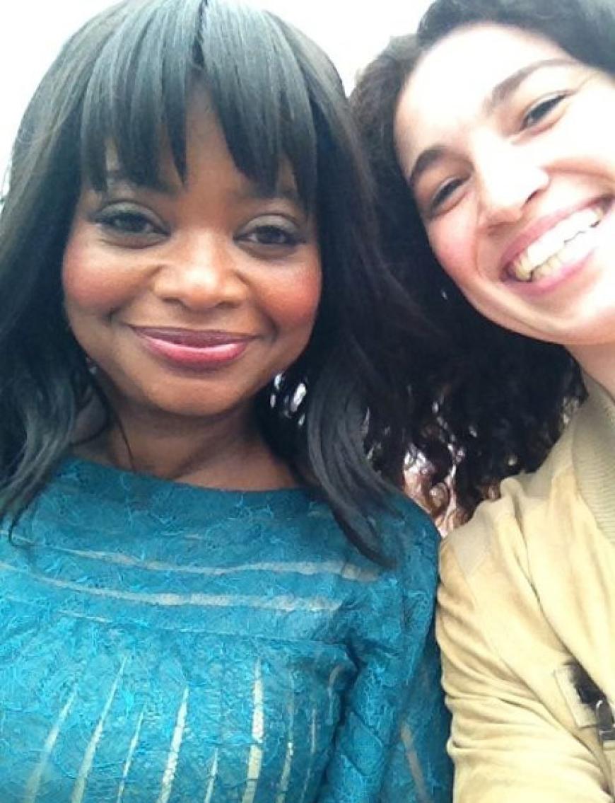 Und auch Oscarpreisträgerin Octavia Spencer lief unserer Star-Reporterin vor die Kamera