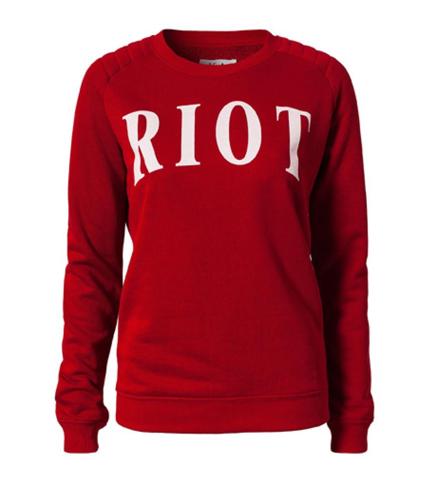 Immer schön friedlich bleiben! Sweater von Zoe Karssen über nelly.de, ca. 120 Euro