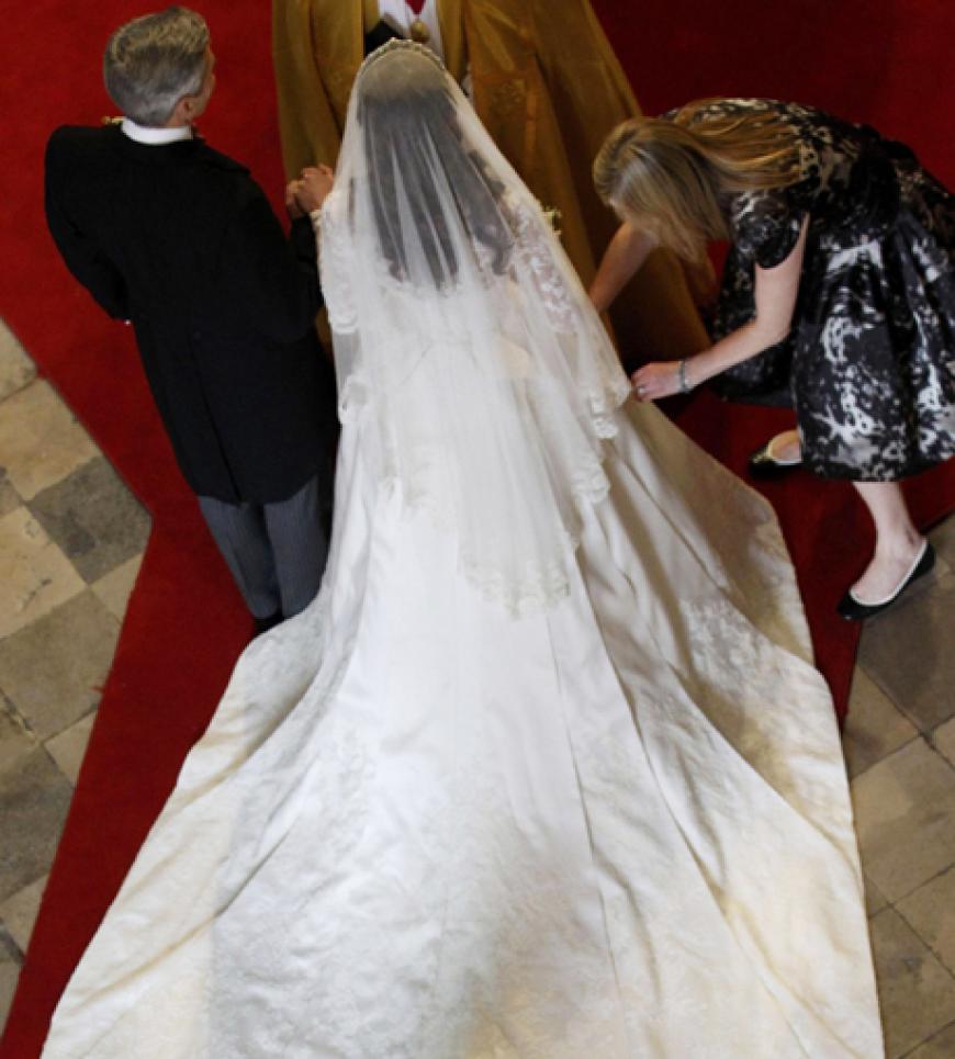 Vater Michael Middleton bringt seine Tochter zum Altar