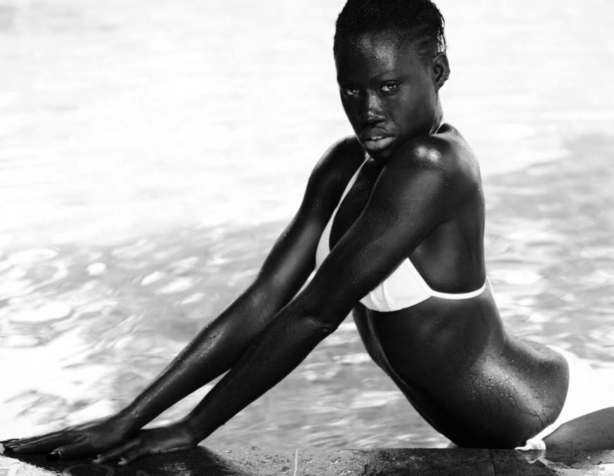 Auch bei "Germany's Next Topmodel" posierte Aminata bereits freizügig