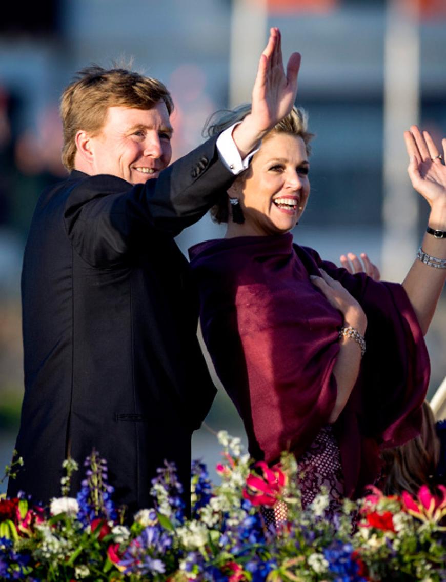 Willem-Alexander ist zum ersten König der Niederlande seit 123 Jahren gekrönt worden