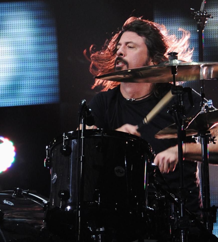 Ex-Nirvana-Mitglied Dave Grohl gesellte sich zu Sir Paul McCartney auf die Bühne