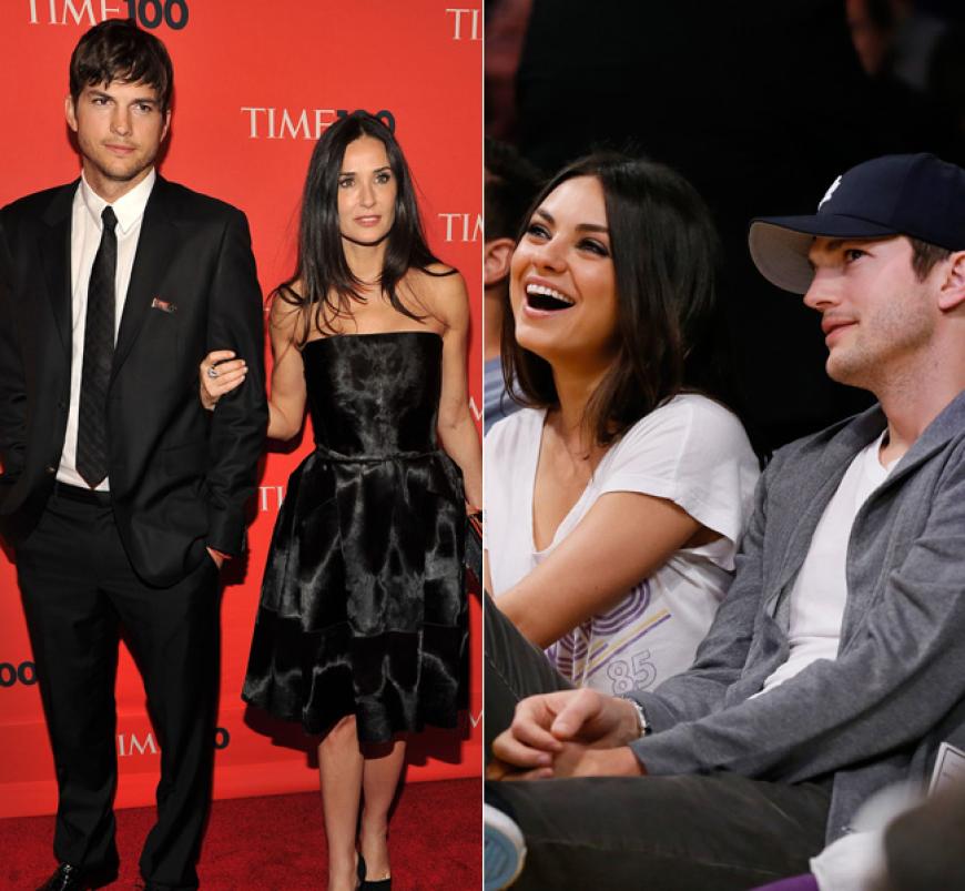 Mit Demi Moore war Ashton Kutcher sieben Jahre verheiratet. Ihre Nachfolgerin Mila Kunis könnte glatt als Demis Tochter durchgehen