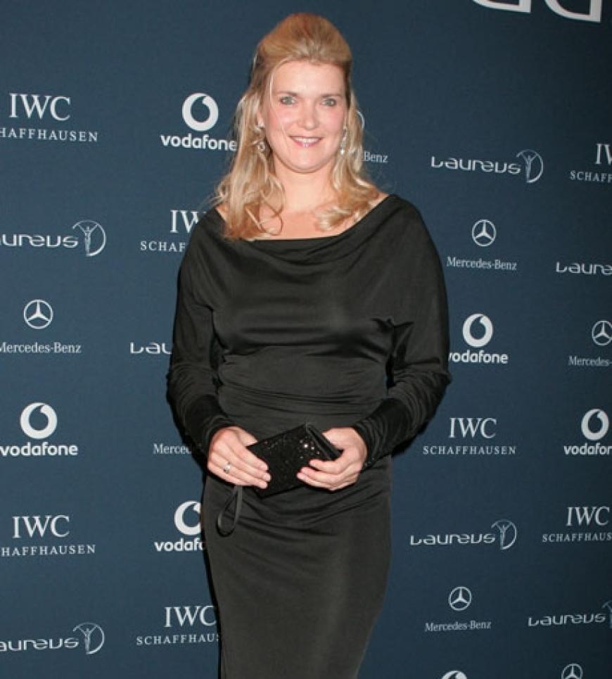 Rennrodlerin Susi Erdmann freute sich über den gelungenen Abend
