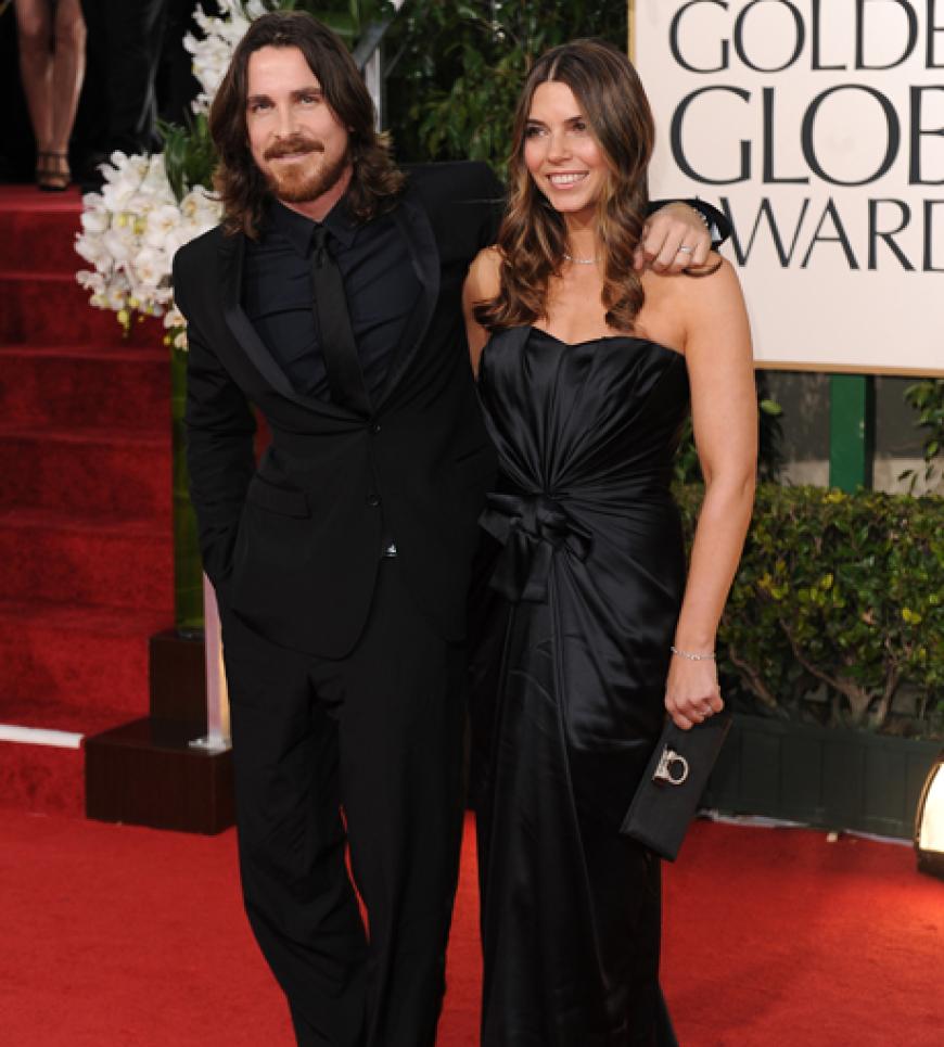 Christian Bale kam mit Ehefrau Sibi Blasic und war als bester Nebendarsteller für