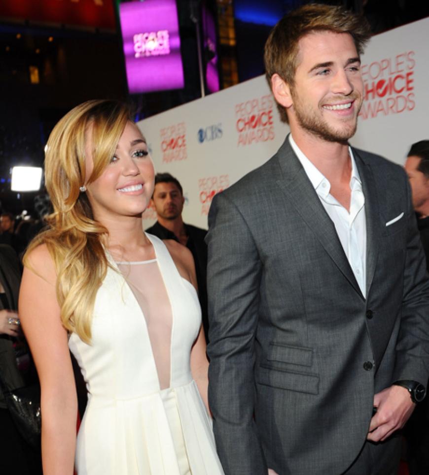 Happy Couple: Disney-Star Miley Cyrus mit ihrem Wieder-Freund Liam Hemsworth