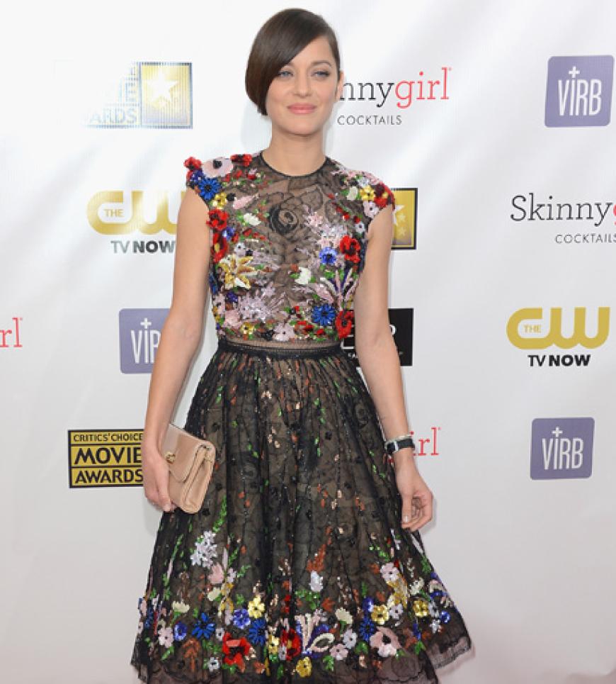 Flower Power: Marion Cotillard in einem Kleid von Zuhair Murad Couture