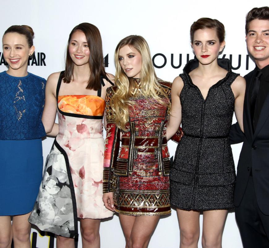 Und das ist die Clique - ohne kriminellen Hintergedanken: Taissa Farmiga, Katie Chang, Claire Julien, Emma Watson, und Israel Broussard