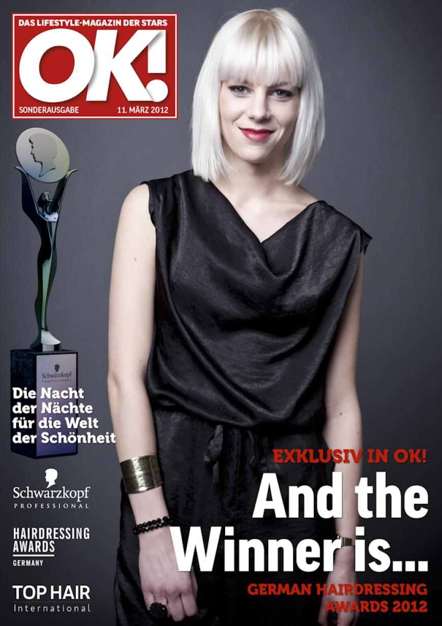 Einmal im Leben das Cover der OK! zieren! Für die Gäste des „German Hairdressing Award 2012“ wurde dieses Traum Wirklichkeit. Jeder Gast des Gala-Abends konnte an einem persönlichen OK! Fotoshooting teilnehmen - und die tollen Ergebnisse sehen Sie hier! Viel Spaß beim Durchklicken!