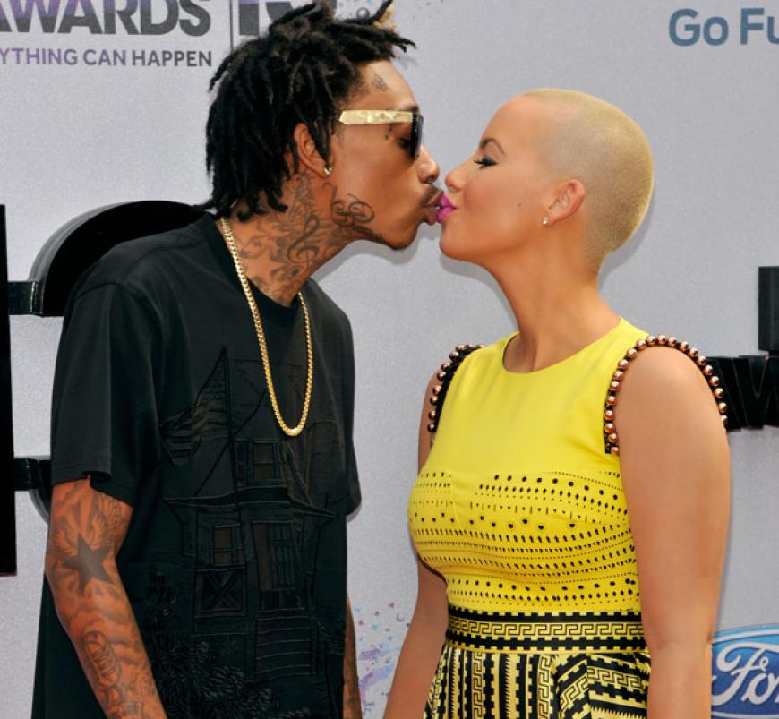 Ebenfalls im Juli haben Rapper Wiz Khalifa und die schöne Amber Rose geheiratet