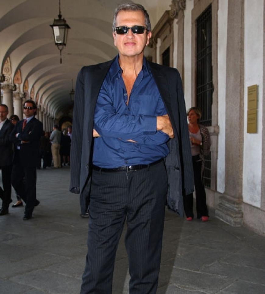 Ob der Modefotograf Mario Testino hier in Mailand auf der Suche nach neuen Gesichtern ist?