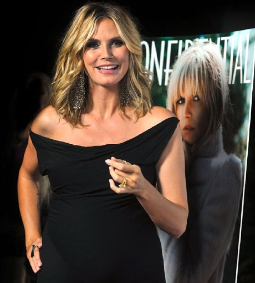 Strahlend schön: Heidi Klum ist trotz ihrer vierten Schwangerschaft nonstop in Action