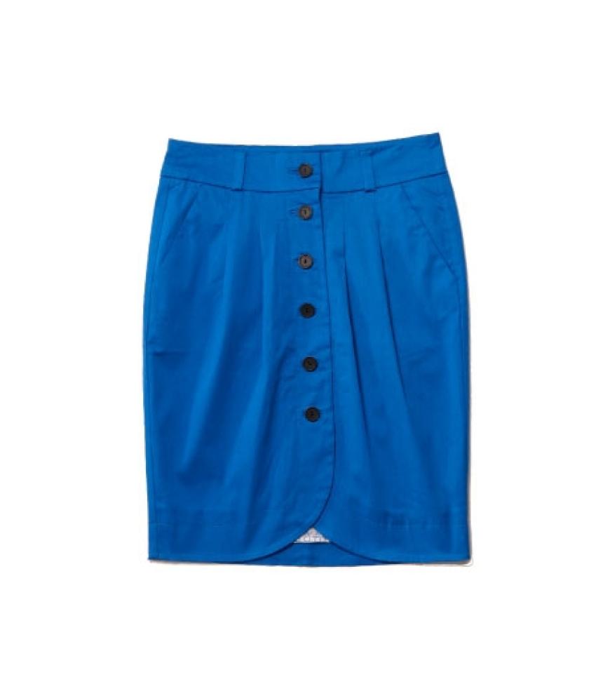Königsblau mit Knopfleiste von Vero Moda, ca. 30 Euro