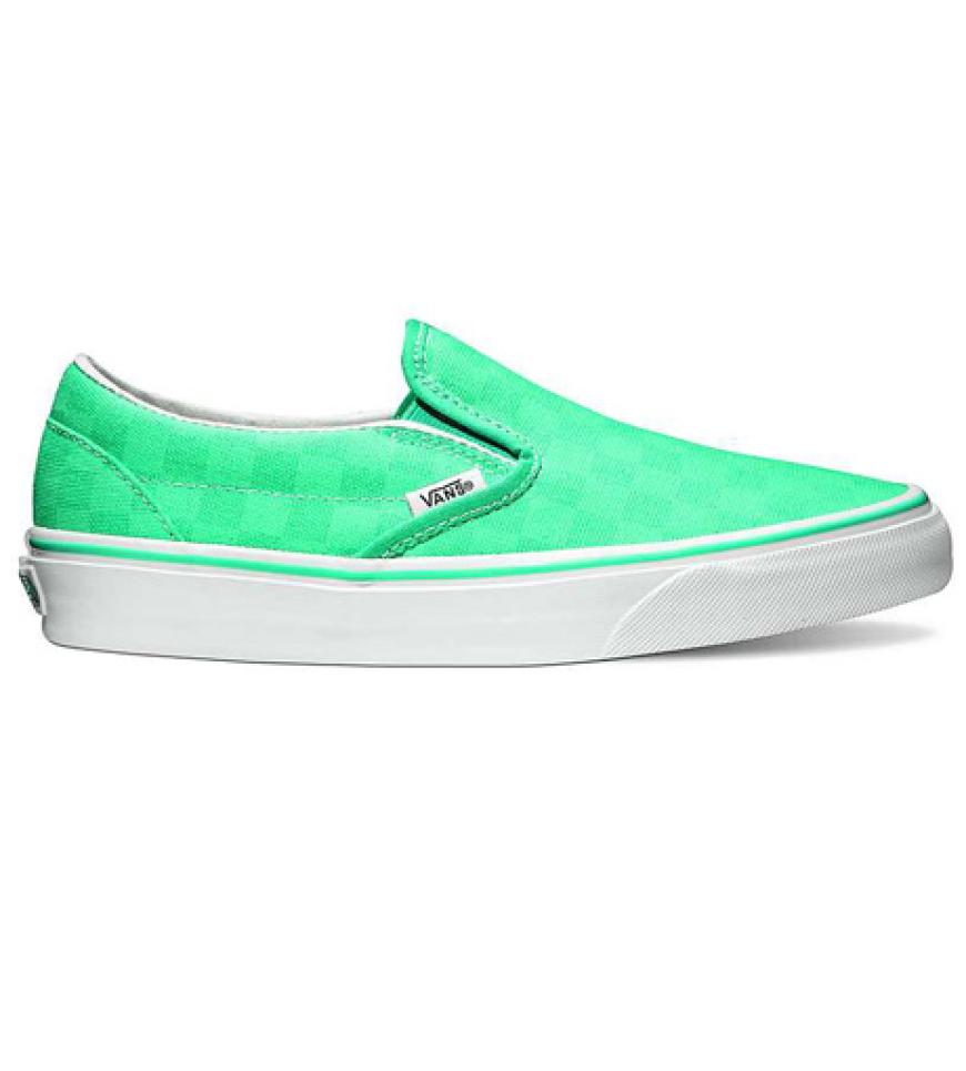 Grasgrün und super cool: klassische Vans, ca. 30 Euro