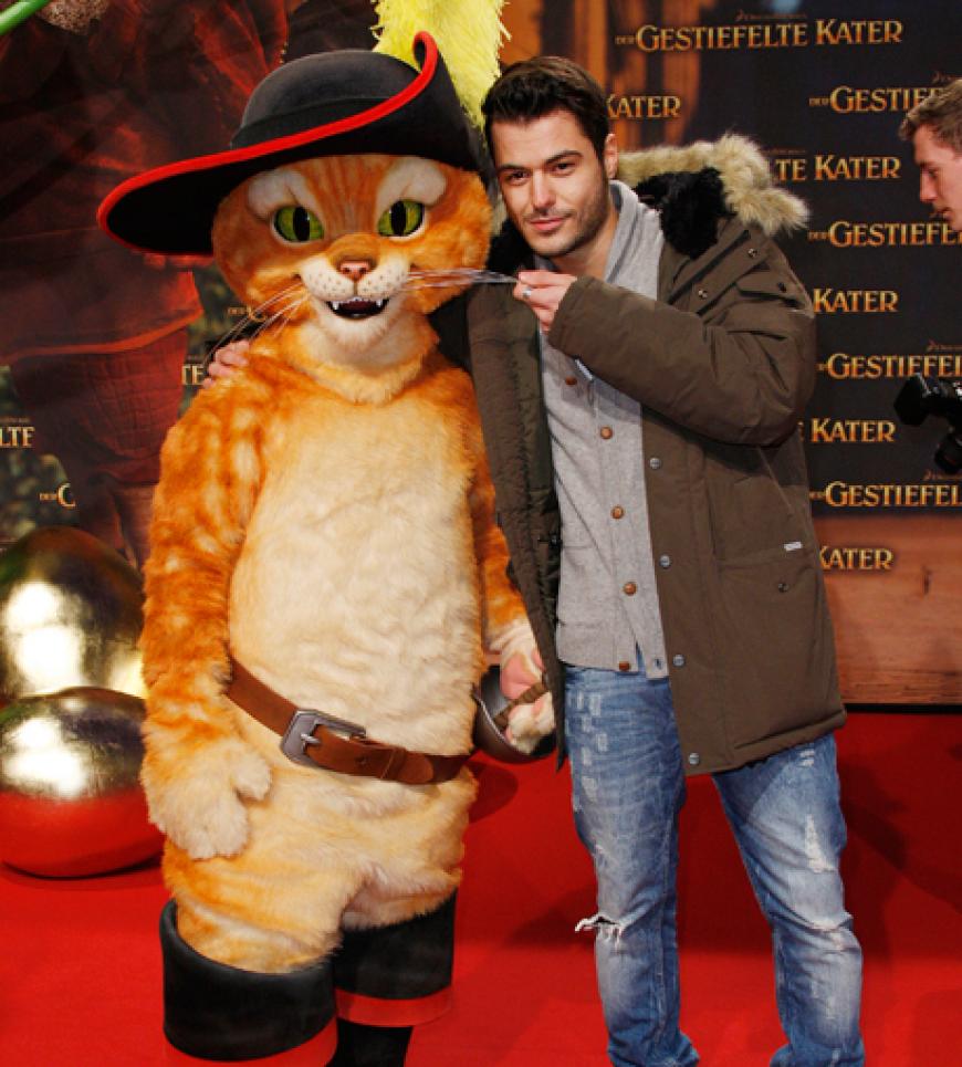 Sebastian König brachte den gestiefelten Kater zum Schnurren ...