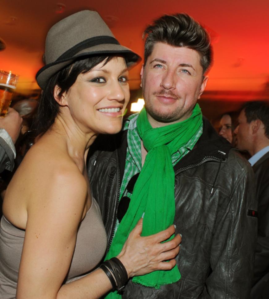 Moderatorin Miriam Pielhau mit ihrem Partner Thomas Hanreich