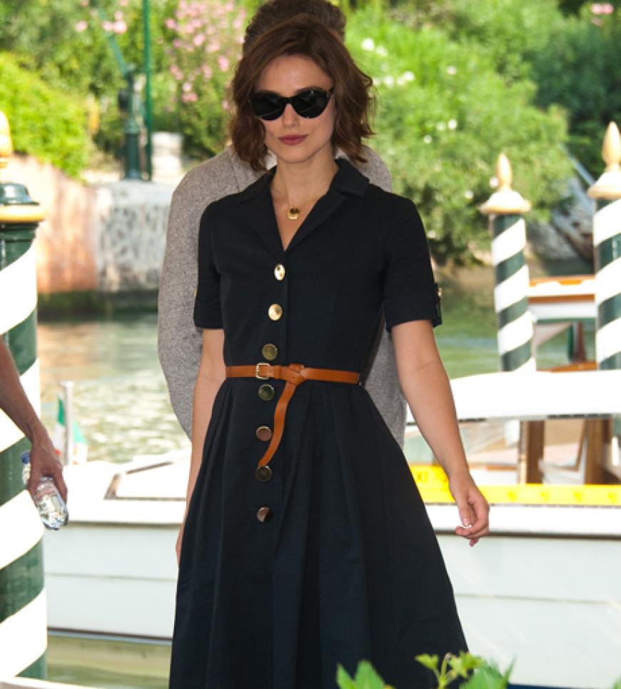 Keira Knightley ganz in inkognito unterwegs in Venedig