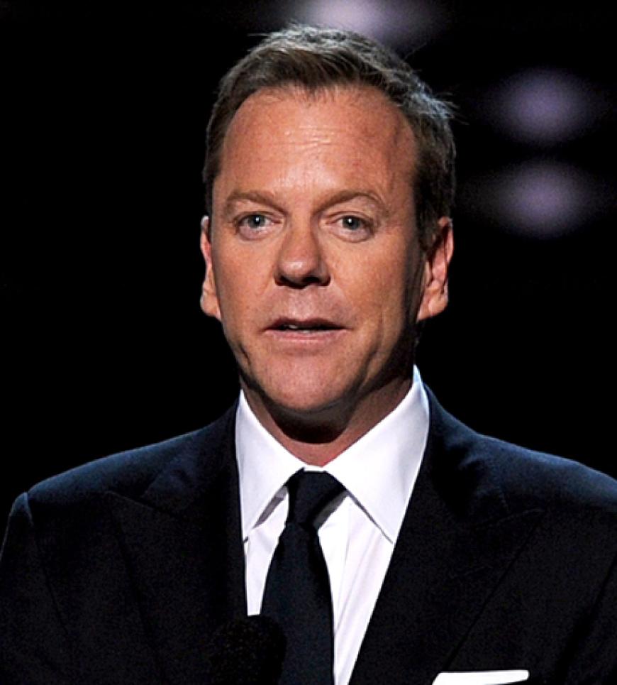 Schauspieler Kiefer Sutherland präsentierte einen Award