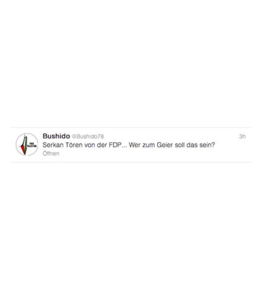 So reagierte Bushido auf die Forderung des Politikers Serkan Tören, er solle den Bambi aberkannt bekommen