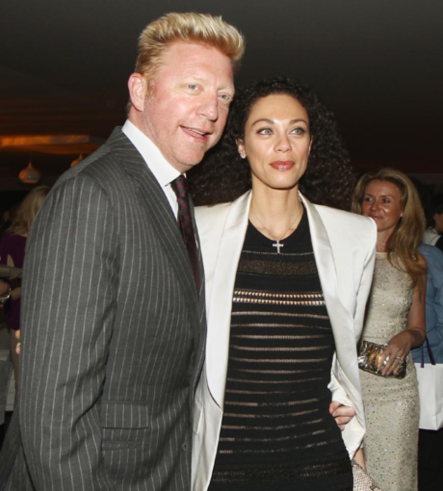 Boris und Lilly Becker auf einer Ausstellung von Starfotograf Peter Lindbergh