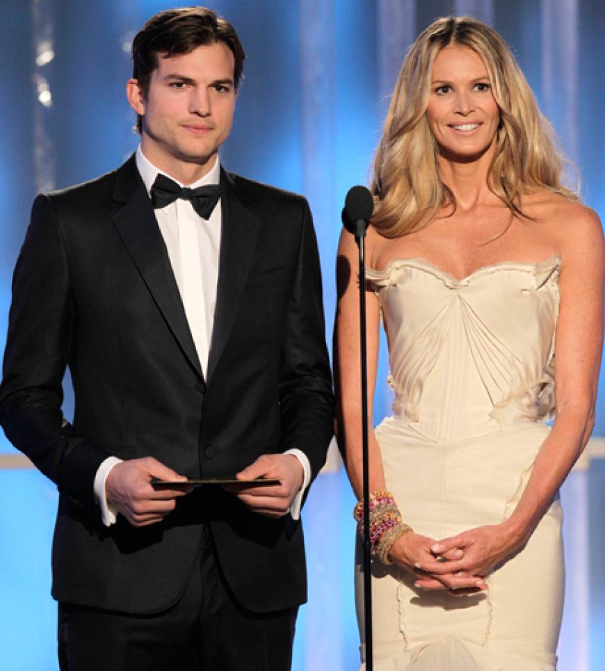 Schönstes Laudatoren-Duo: Ashton Kutcher und Elle Macpherson übergaben den Award an die Beste Nebendarstellerin