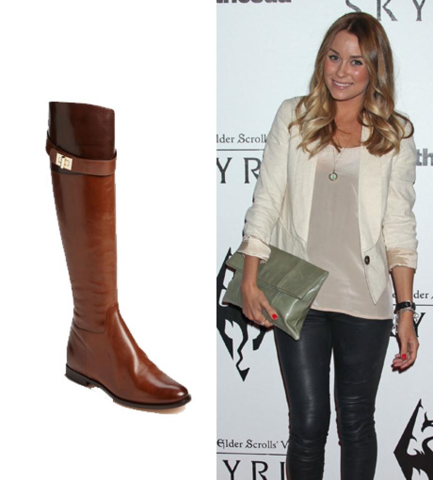 Das It-Piece für diesen Winter von TV-Star Lauren Conrad sind diese Echtleder-Stiefel (von Cole Haan, über ShopStyle.de, ca. 380 Euro). âIch finde Reiterstiefel extrem stylish!